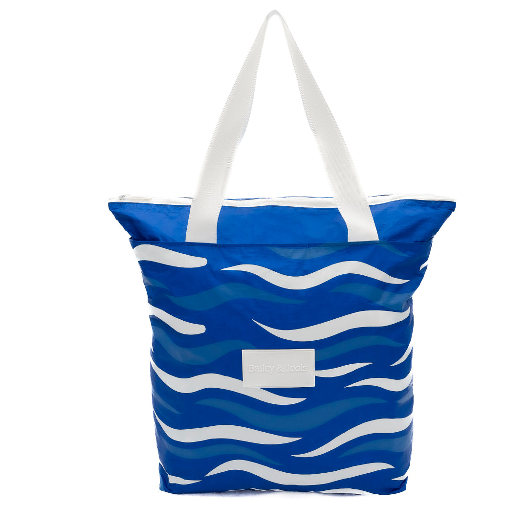 Hotsell Ocean Waves Tote Style Fabric Handbag